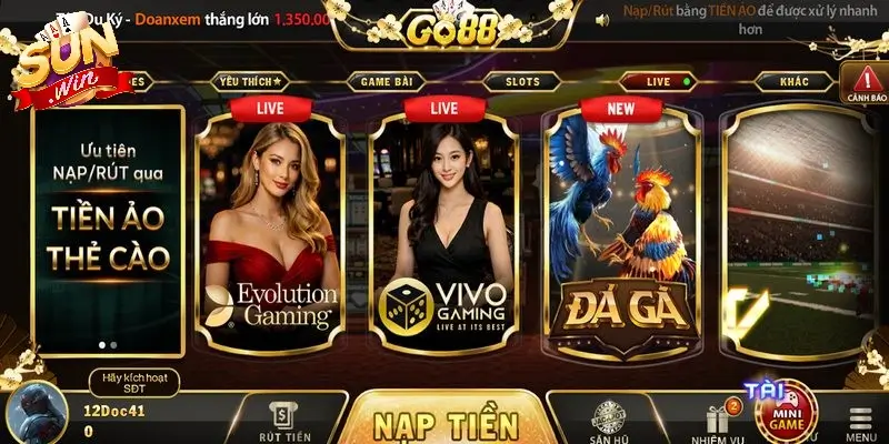 Go88 - Cổng Game Macau Online| Chơi Thả Ga, Quà Bất Tận 1 Tổng quan thú vị về cổng game Go88 uy tín