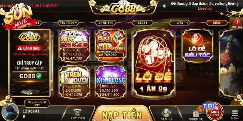 Go88 - Cổng Game Macau Online| Chơi Thả Ga, Quà Bất Tận 2 Trong game giao diện thiết kế đẹp, hiệu ứng âm thanh sống động